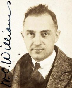 William Carlos Williams: passport photo, 1921