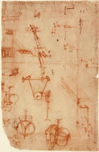 Sketch from Leonardo da Vinci's Codex Atlanticus