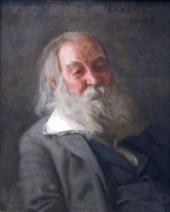 Portrait of Walt Whitman by Thomas Eakins, dated 1887-88
