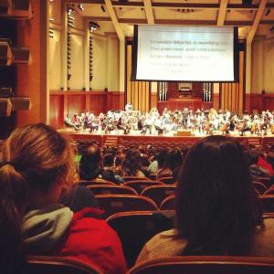 High school students discovering the world of Berlioz at a Seattle Symphony rehearsal