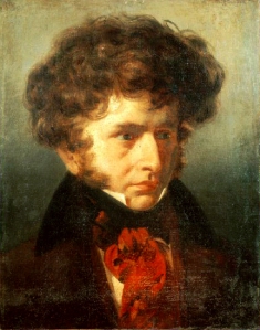 Young Berlioz in 1832, around the time of the Symphonie fantastique ; painting by Émile Signol