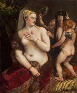 Titian, Venujs with Mirror, c. 1555 (National Gallery of Art)