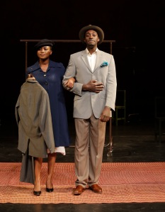 l to r: Nonhlanhla Kheswa and Ivanno Jeremiah in Peter Brook’s The Suit. Photo: Pascal Victor, ArtcomArt.