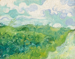 Vincent van Gogh, Green Wheat Fields, Auvers, 1890 