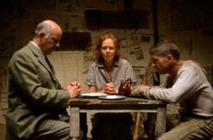  George Catalano, Mary Ewald, and Tim Gouran in Fornes's Mud; (c) Anya Kazanjian 